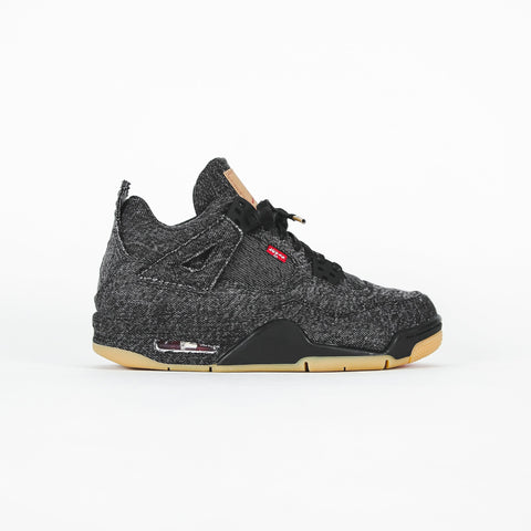 Nike x Levi's GS Air Jordan 4 Retro - Black