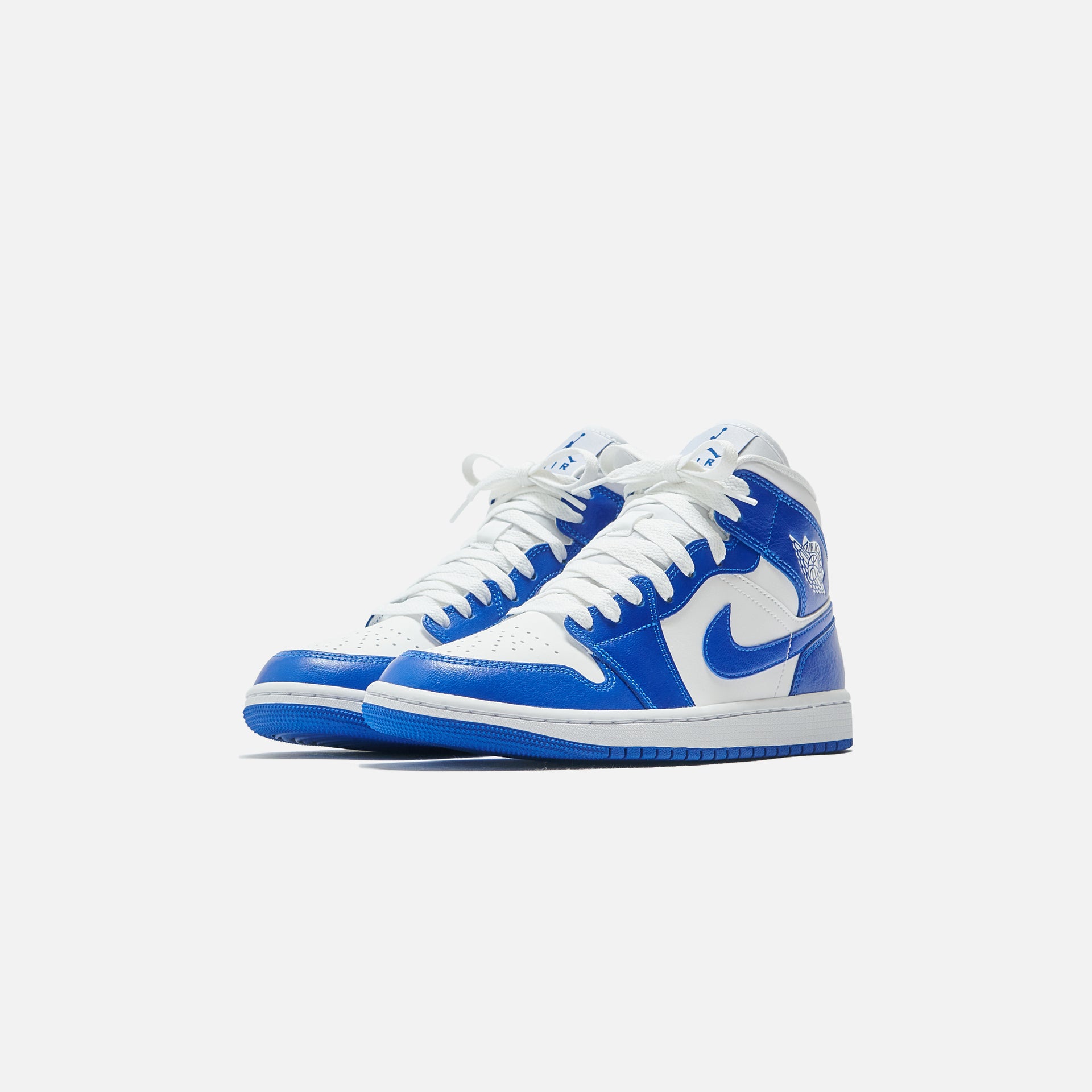 Nike WMNS Air Jordan 1 Mid - White / Hyper Royal