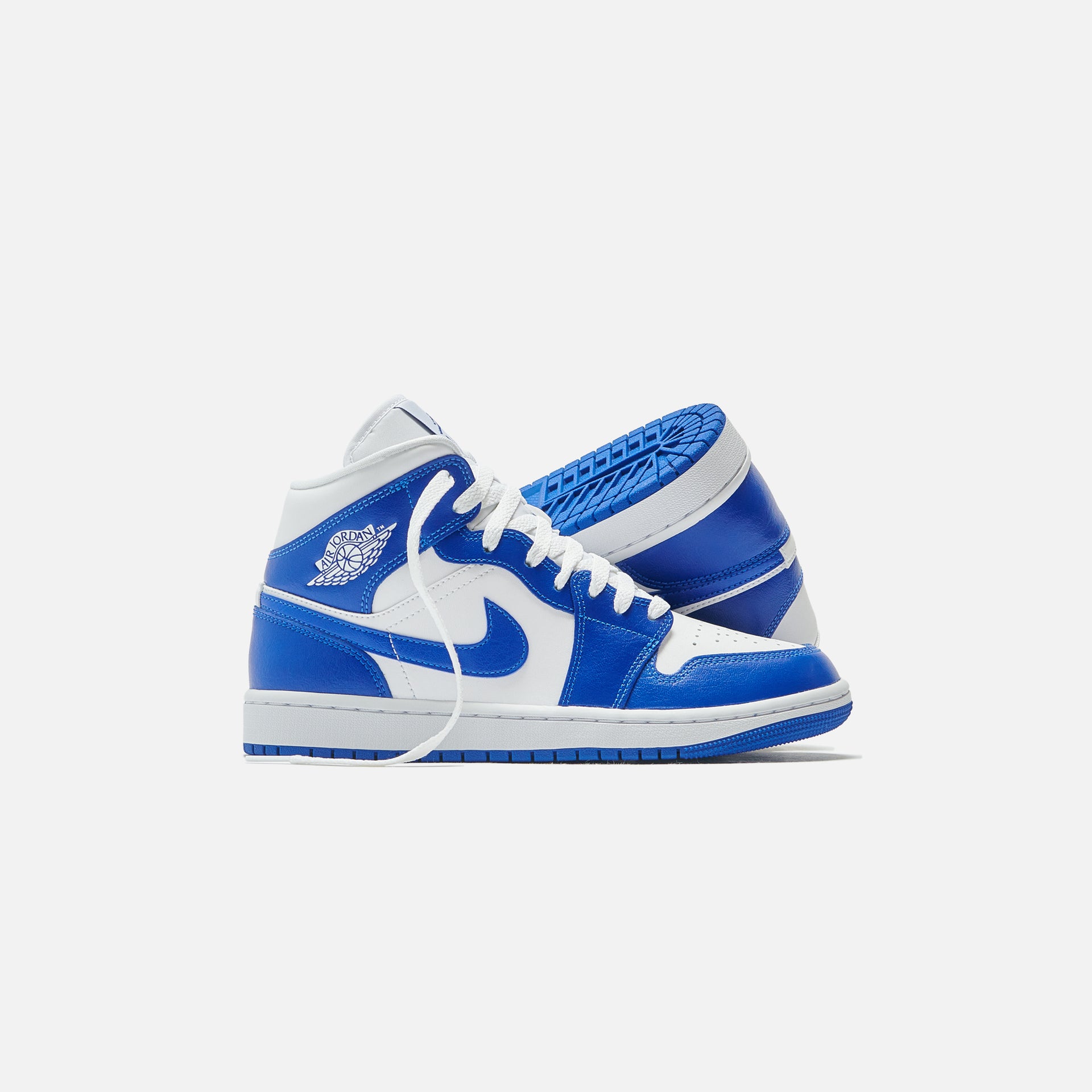 Nike WMNS Air Jordan 1 Mid - White / Hyper Royal