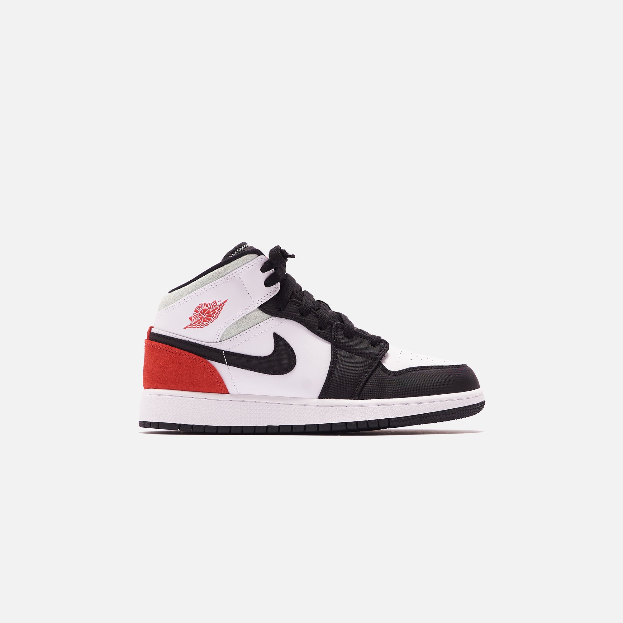 Nike Grade School Air Jordan 1 Mid SE - White / Track Red – Kith