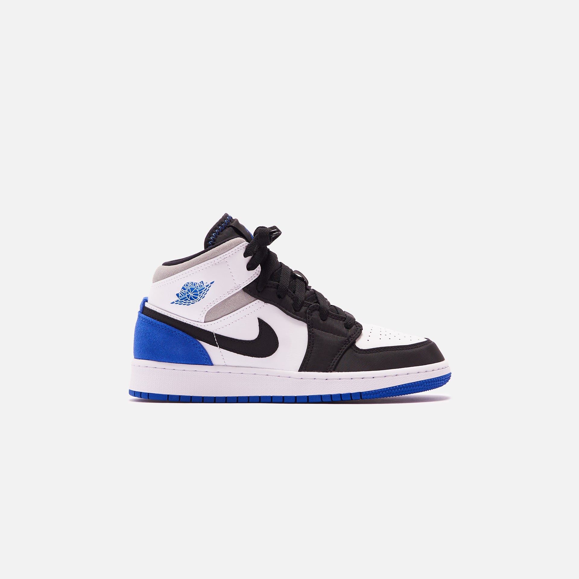 Nike Grade School Air Jordan 1 Mid SE - White / Hyper Royal