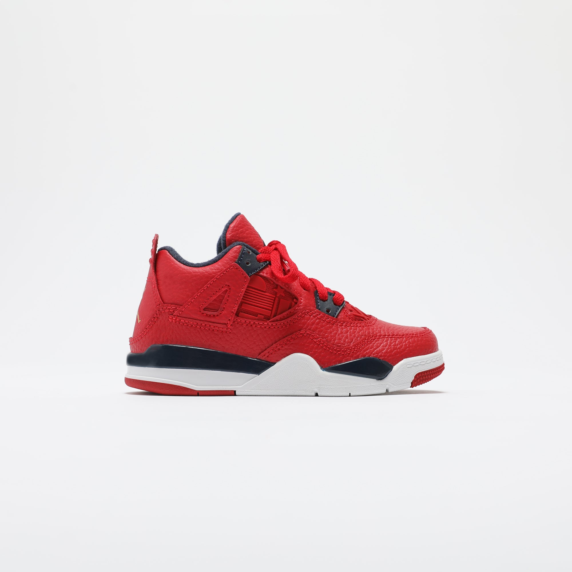 Jordan 4 retro clearance red gold white