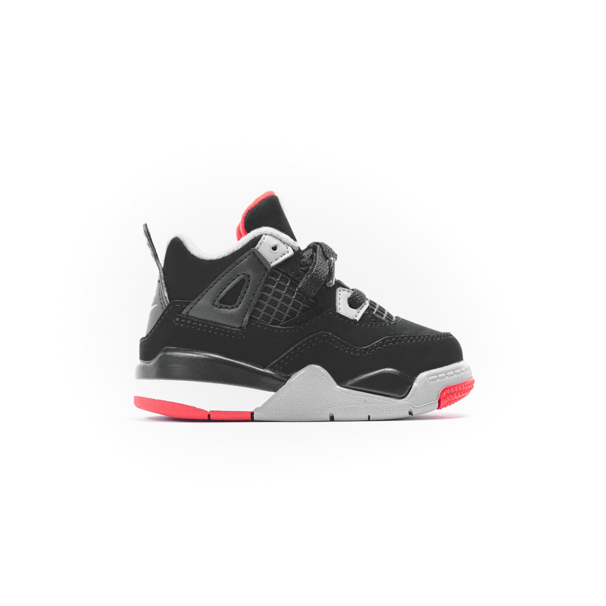 Nike PS Air Jordan 4 Retro - Black / Fire Red / Cement Grey – Kith