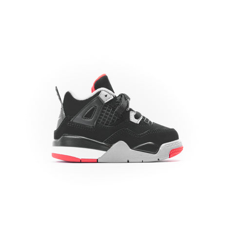 Nike PS Air Jordan 4 Retro - Black / Fire Red / Cement Grey