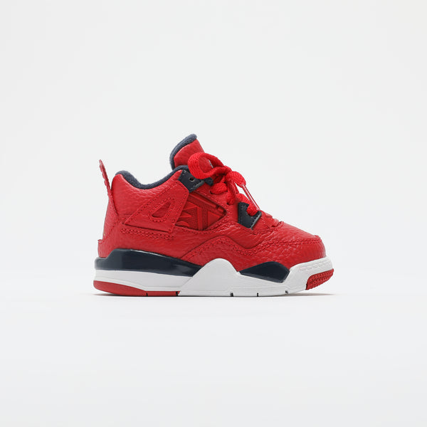 Nike TD Air Jordan 4 Retro SE - University Red / Obsidian / White / Me