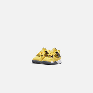Nike Air Jordan Toddler 4 Retro - Tour Yellow / White / Dark Blue Grey