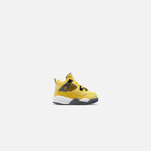 Nike Air Jordan Toddler 4 Retro - Tour Yellow / White / Dark Blue Grey
