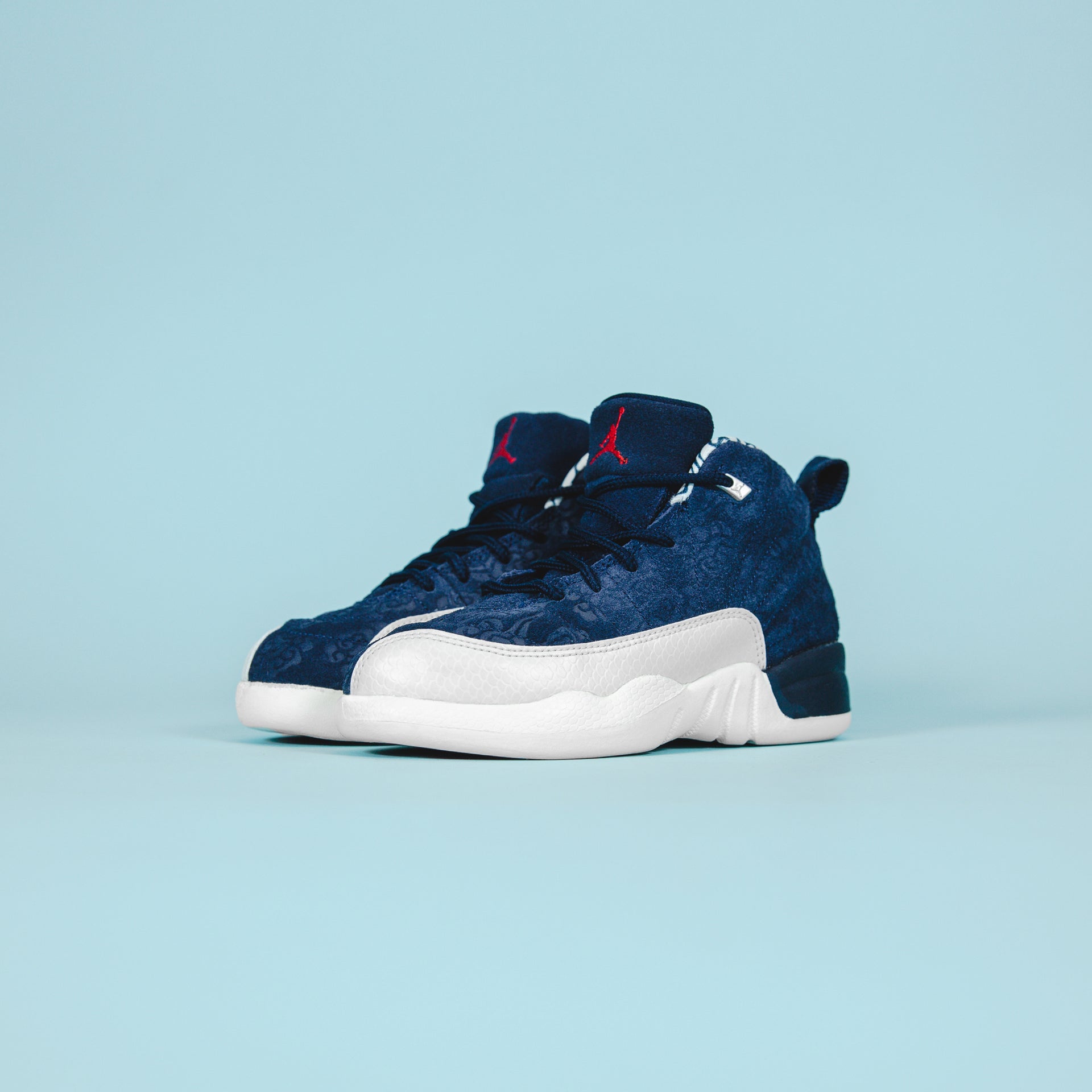 Nike TD Air Jordan 12 - Navy / Uni Red
