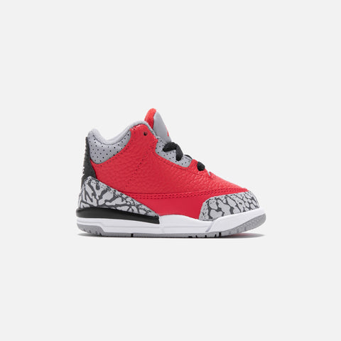 Nike Toddler Air Jordan 3 Retro SE - Varsity Red / Cement Grey / Black