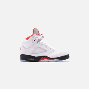 Nike Air Jordan 5 Retro LE - True White / Fire Red / Metallic