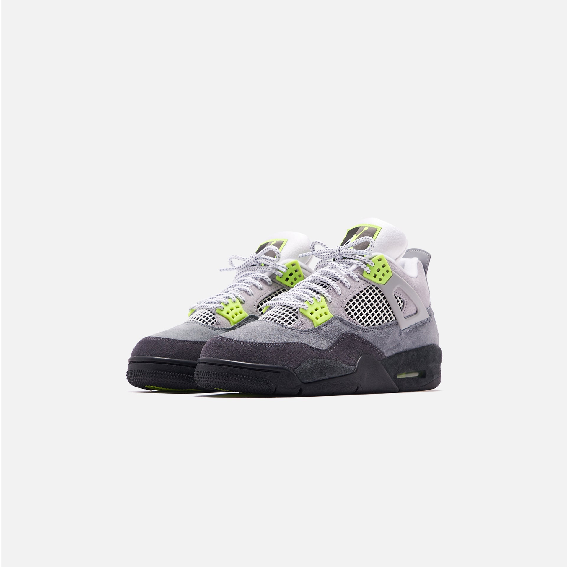 Nike Air Jordan 4 Retro LE - Cool Grey / Volt / Wolf Grey / Anthracite
