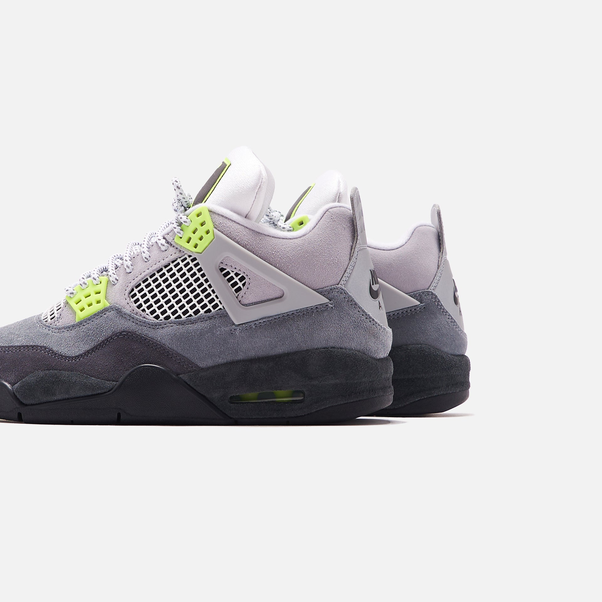 Nike Air Jordan 4 Retro LE - Cool Grey / Volt / Wolf Grey / Anthracite