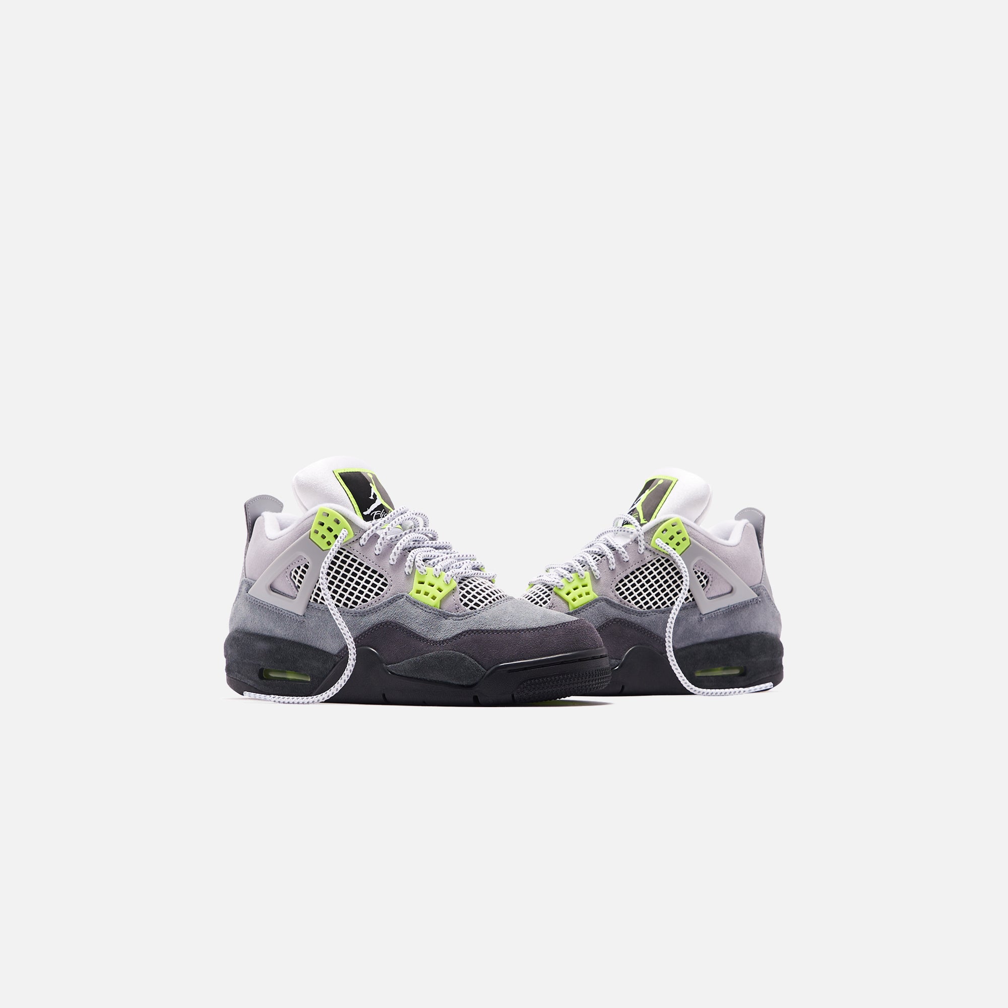 靴 AIR JORDAN 4 RETRO GREY/VOLT WOLF GREY Nike Air Jordan 4 Retro LE - Cool Grey / Volt / Wolf Grey