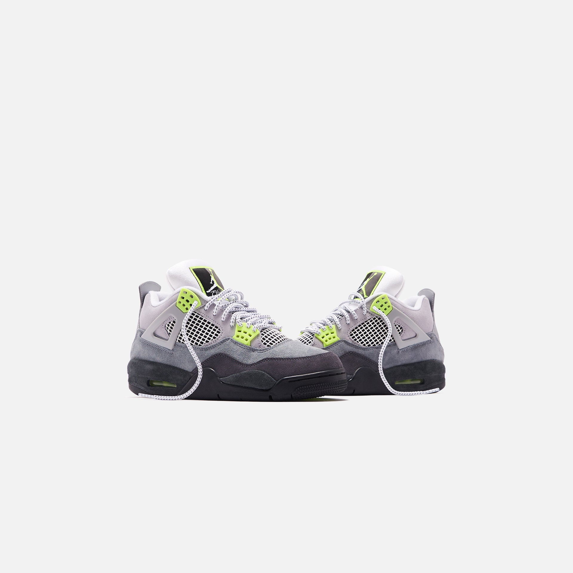 Nike Air Jordan 4 Retro LE - Cool Grey / Volt / Wolf Grey / Anthracite