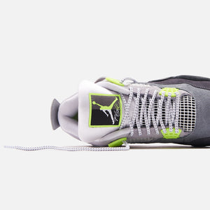 Nike Air Jordan 4 Retro LE - Cool Grey / Volt / Wolf Grey / Anthracite