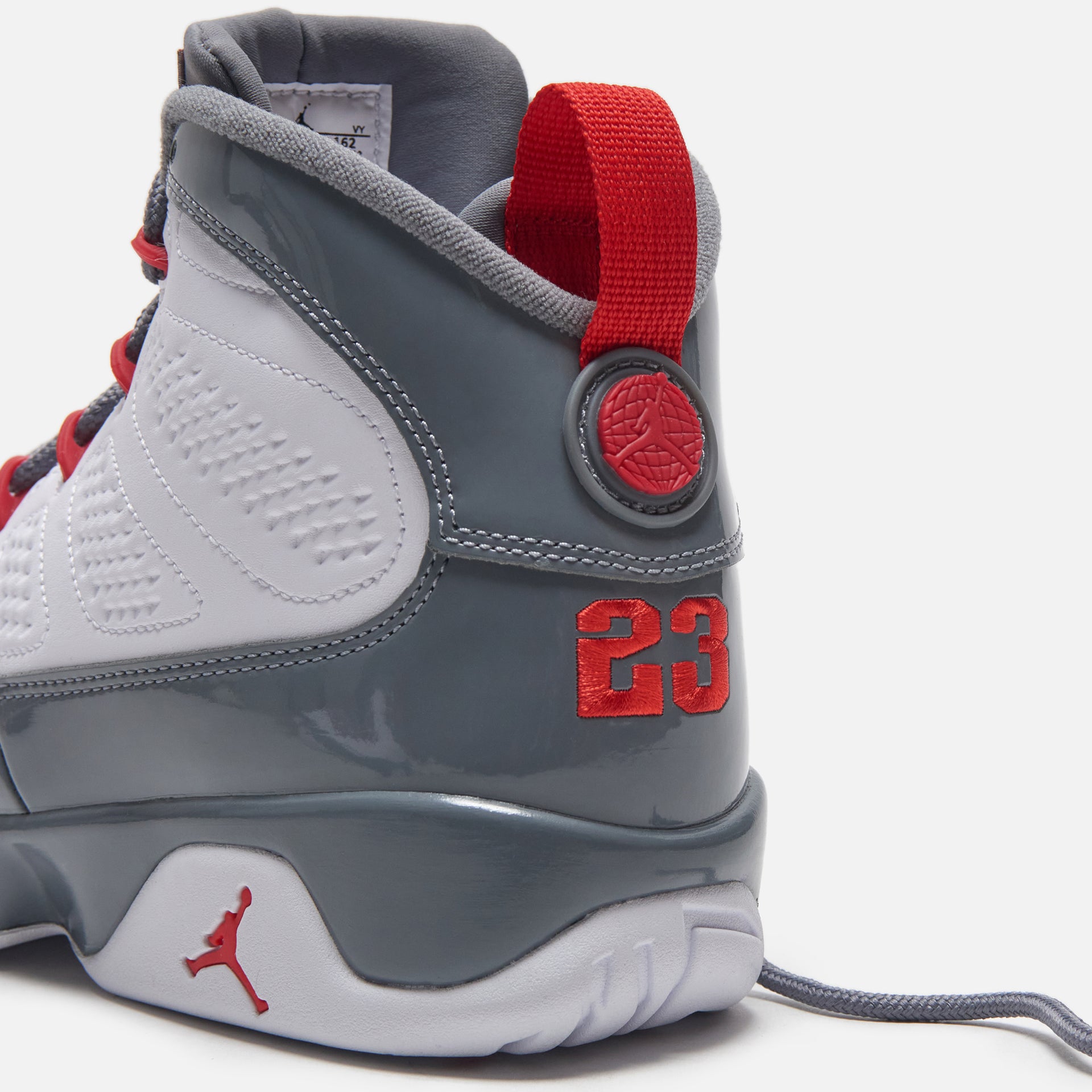 Nike Air Jordan 9 Retro - White / Fire Red / Cool Grey