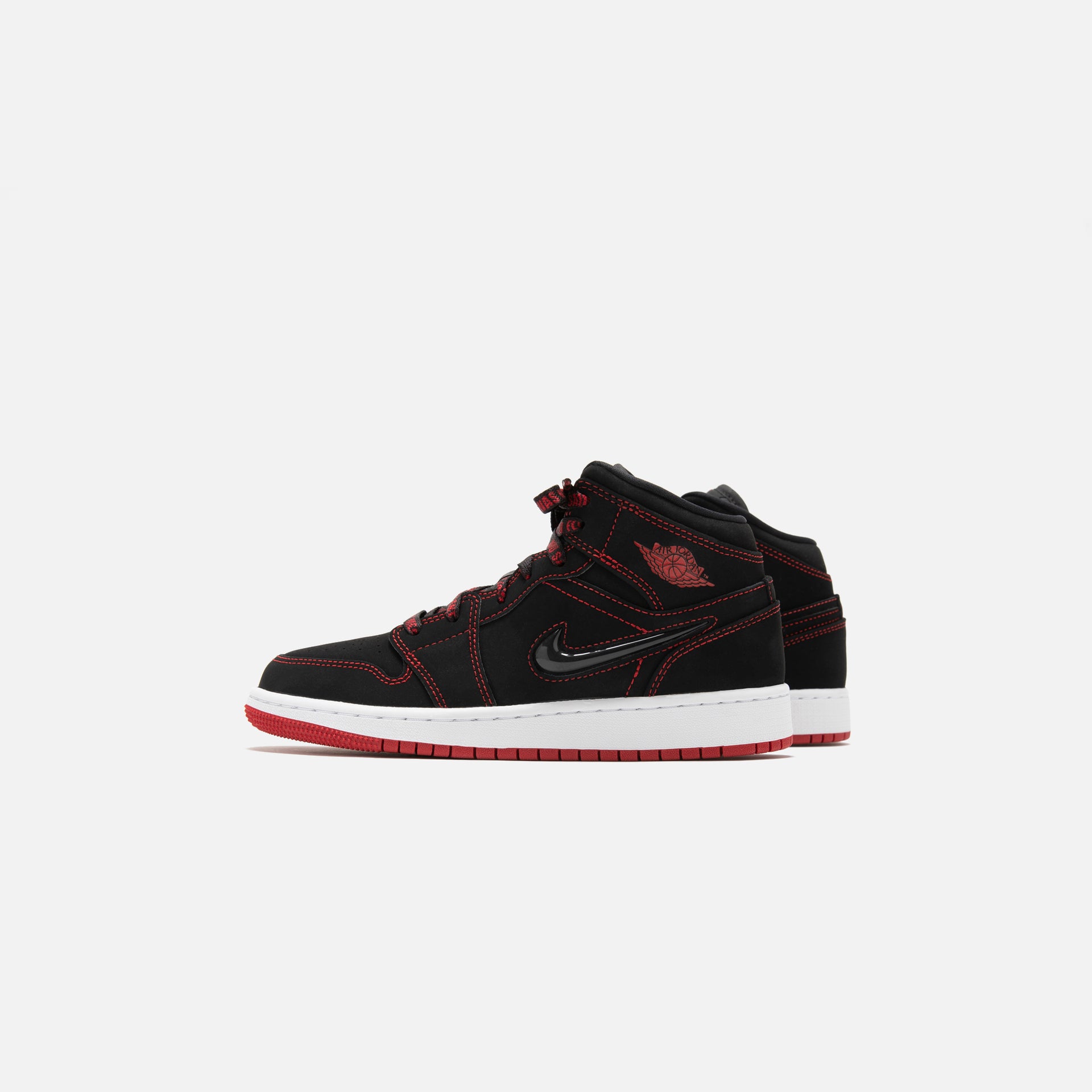 Nike Grade School Air Jordan 1 Mid SE - Black / Red