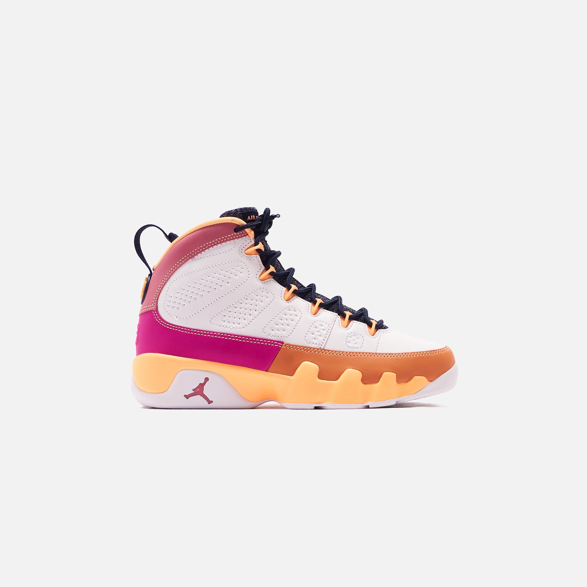 Jordan 9 cheap pink and white