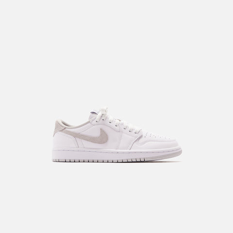 Nike WMNS Air Jordan 1 Low OG - White / Neutral Grey / Particle Grey