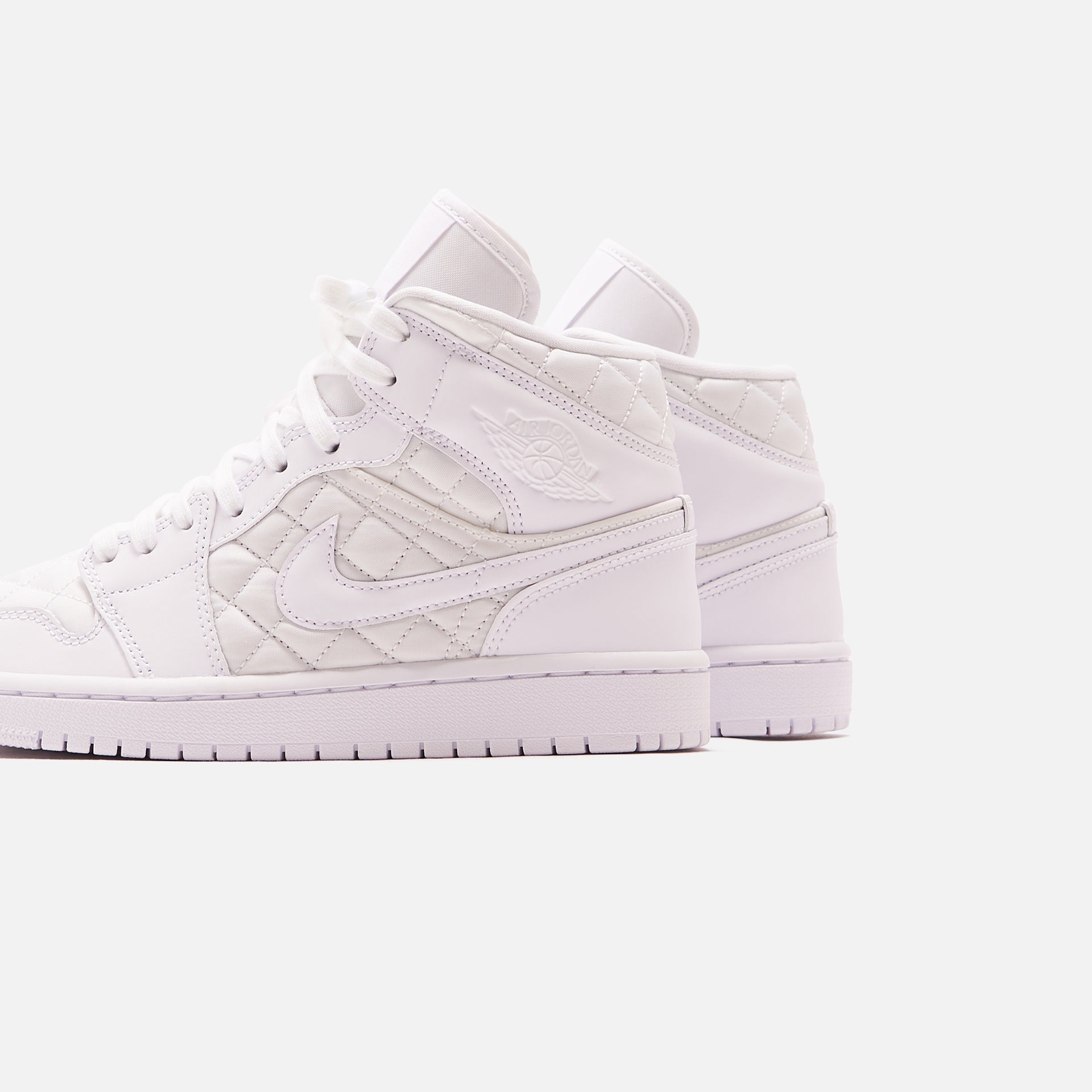 Nike WMNS Air Jordan 1 Mid Quilted - White / Black
