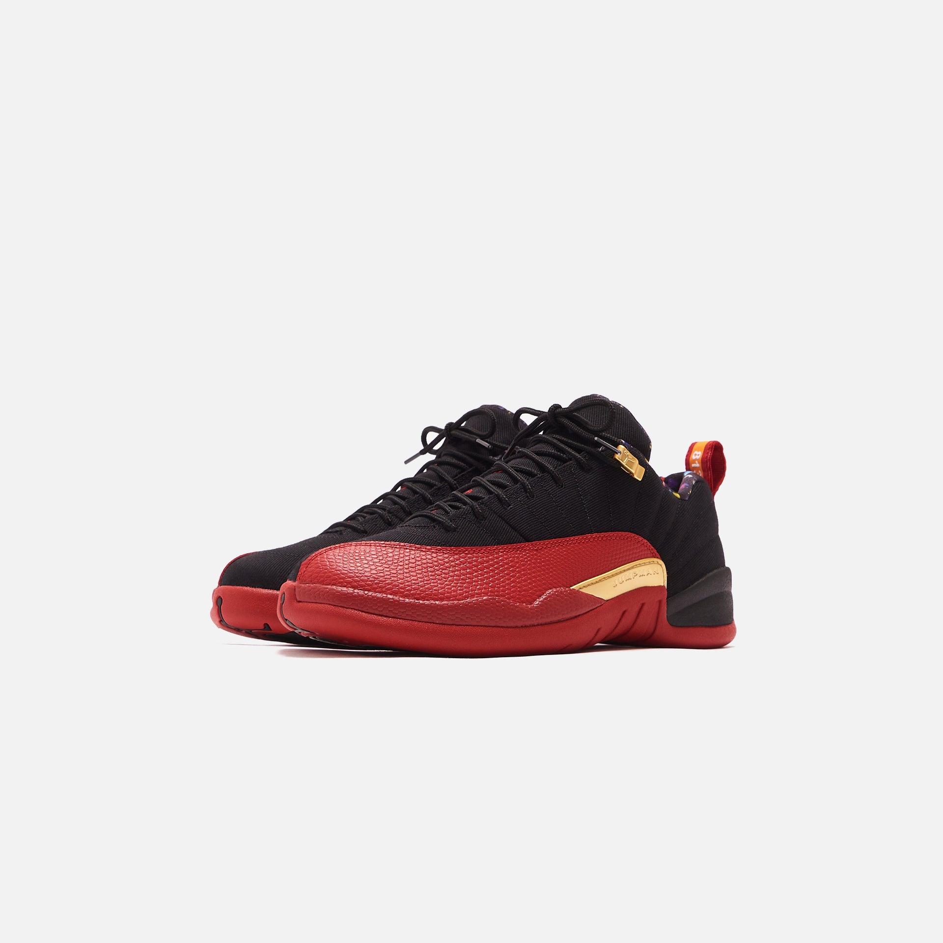 Nike Air Jordan 12 Retro Low SE - Black / Varsity Red / Metallic Gold