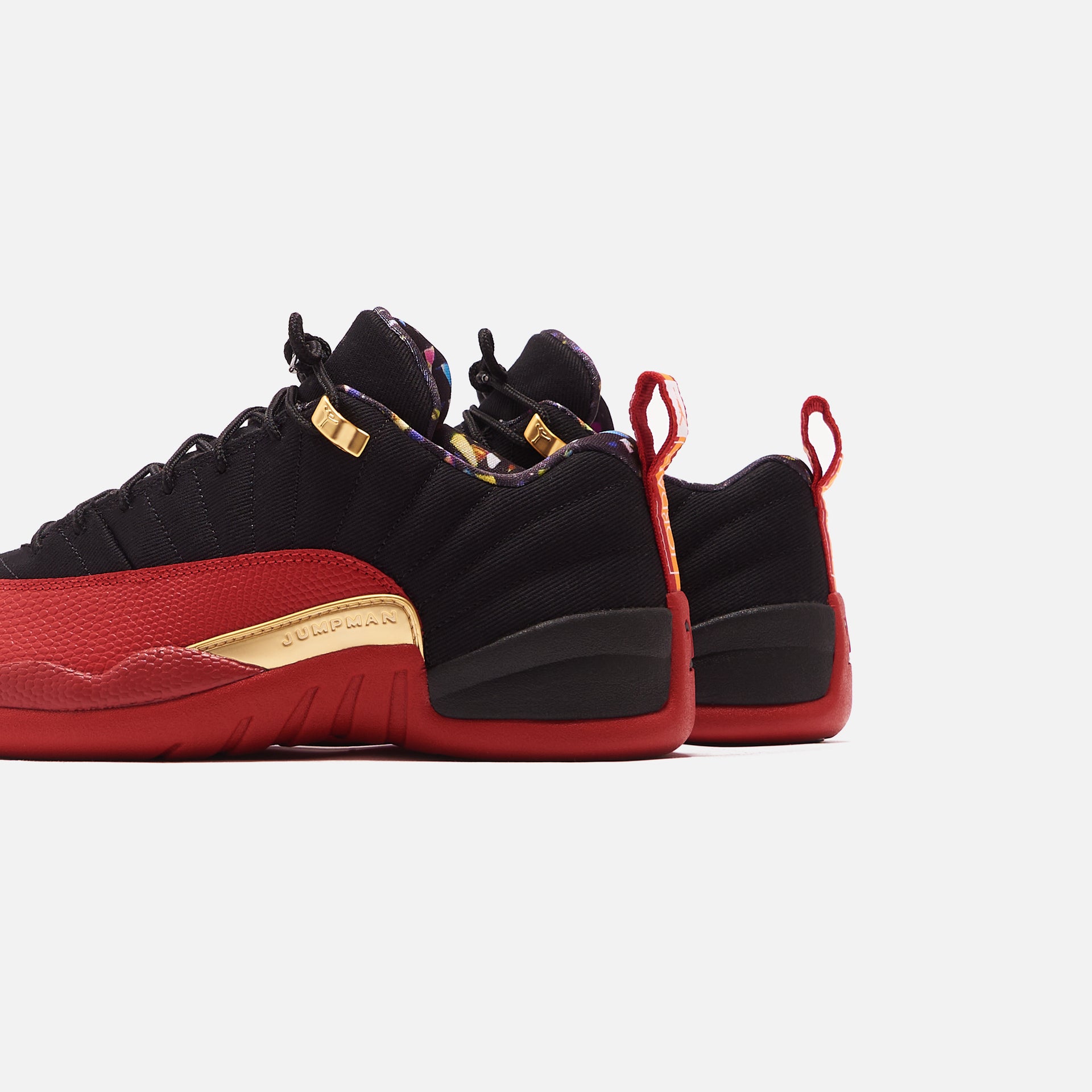 Nike Air Jordan 12 Retro Low SE - Black / Varsity Red / Metallic Gold