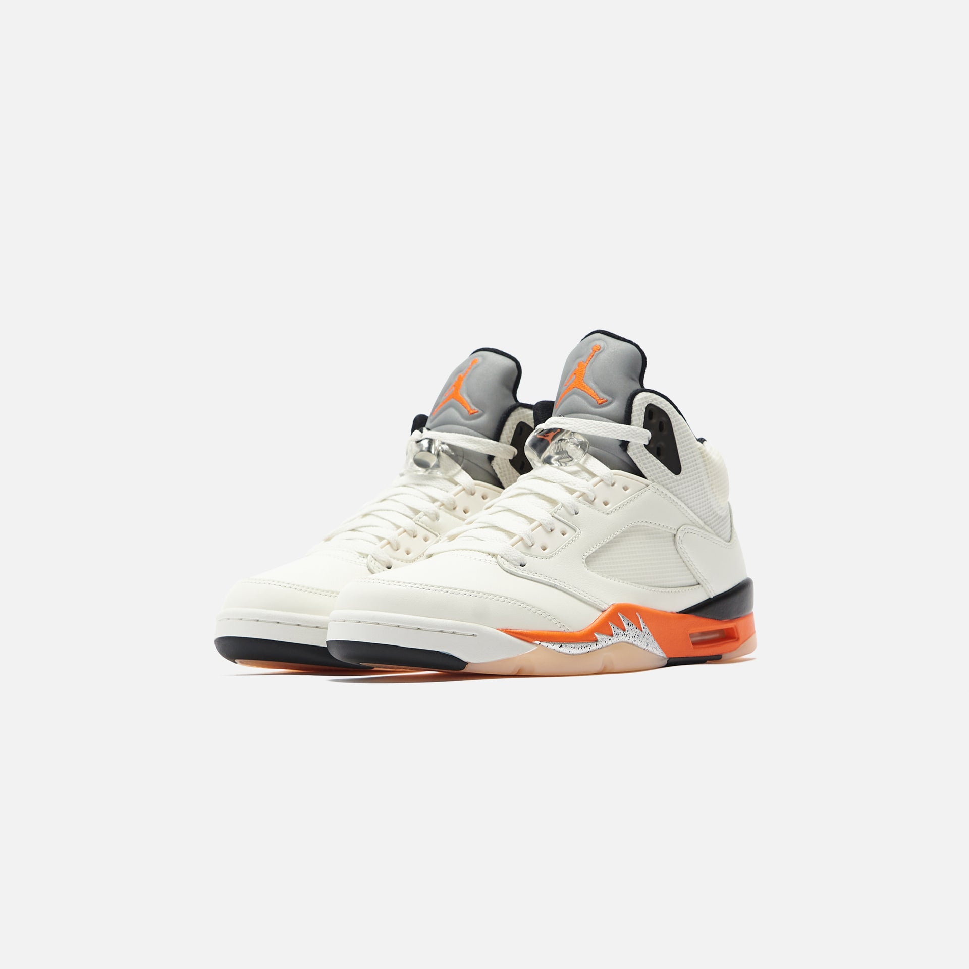 Nike Air Jordan 5 Retro SE - White / Total Orange / Metallic Silver / Black