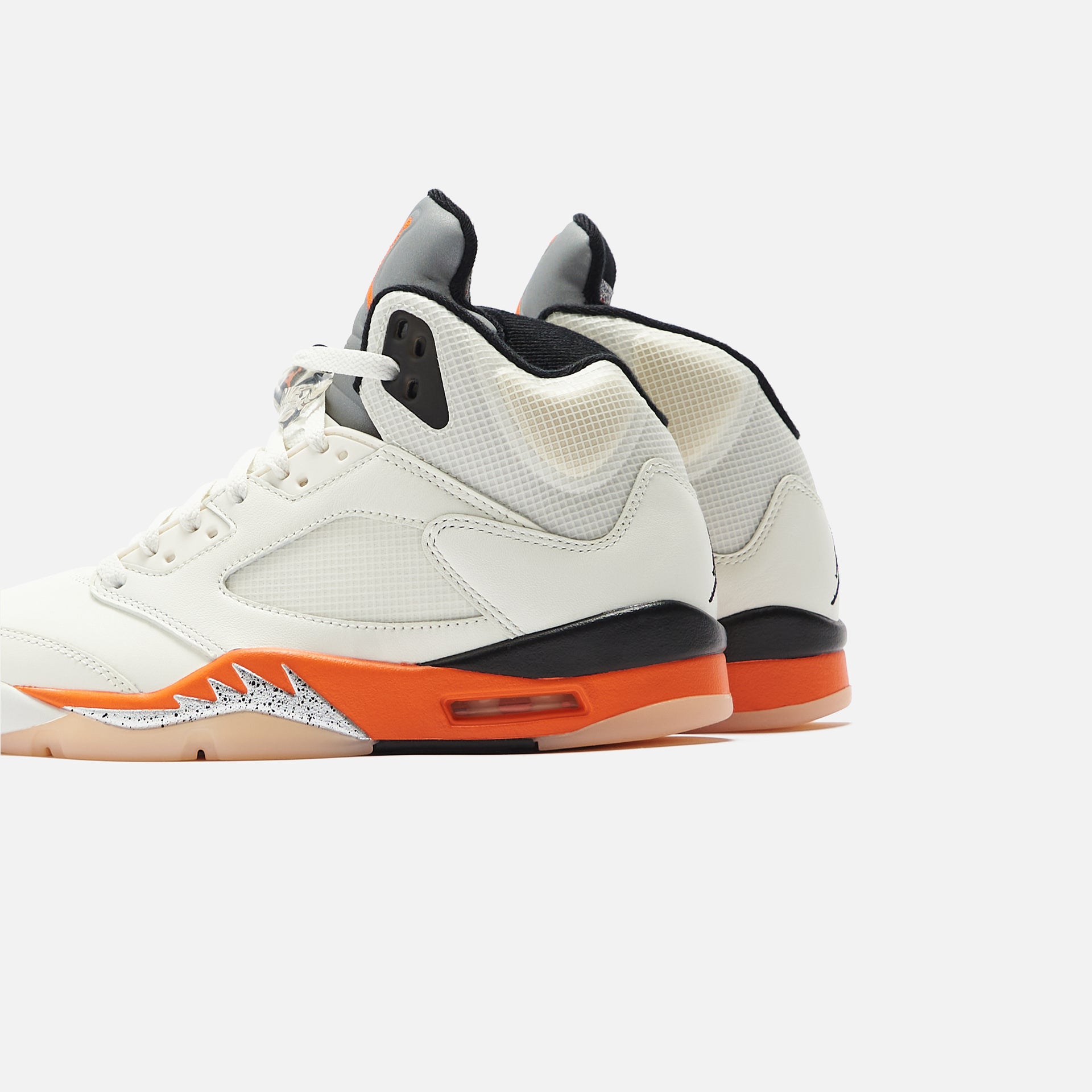 Nike Air Jordan 5 Retro SE - White / Total Orange / Metallic Silver / Black
