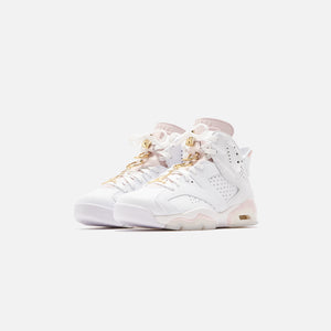 Nike WMNS Air Jordan 6 - Retro White / Metallic Gold / Barely Rose