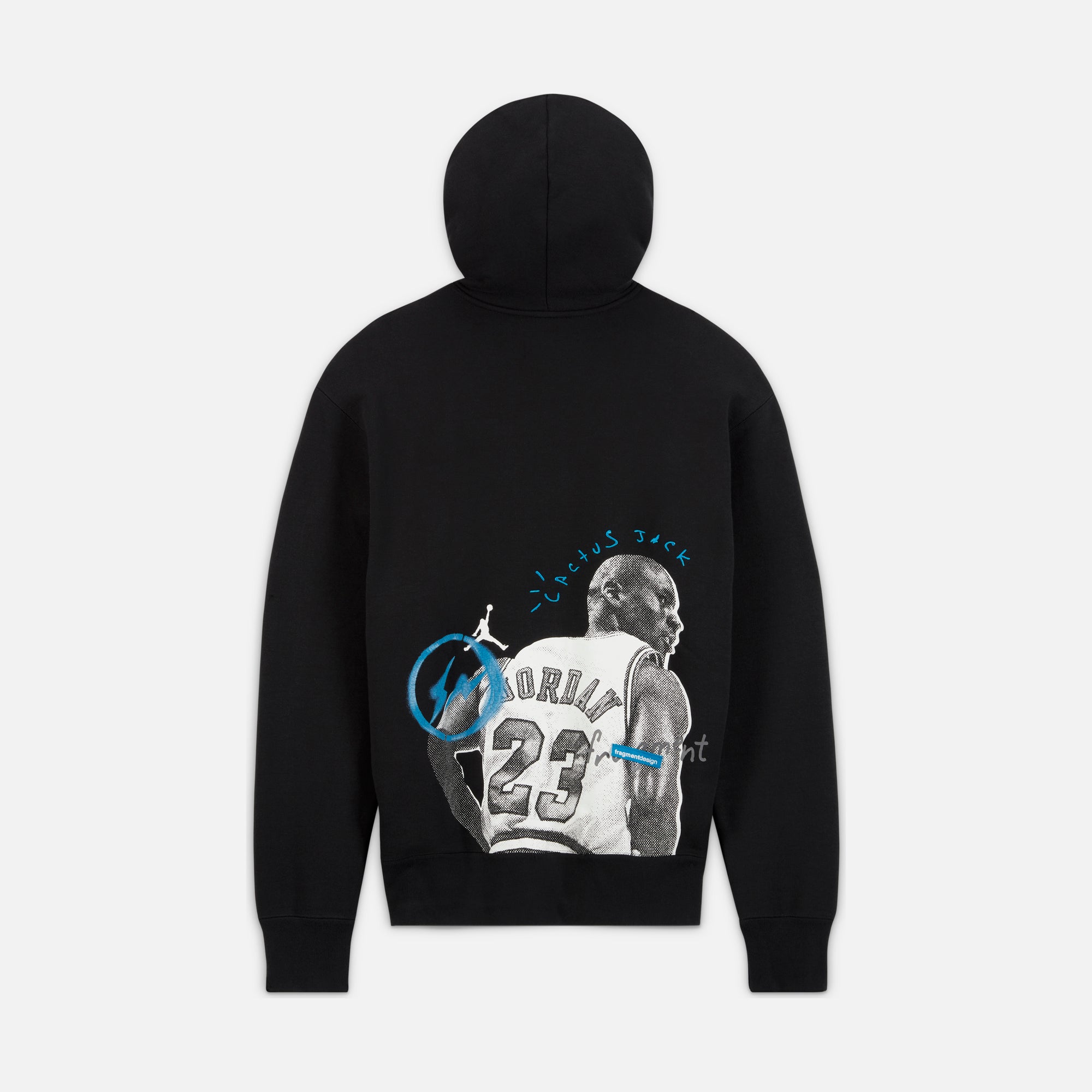 Jordan x Travis Scott x Fragment Fleece Hoodie - Black – Kith
