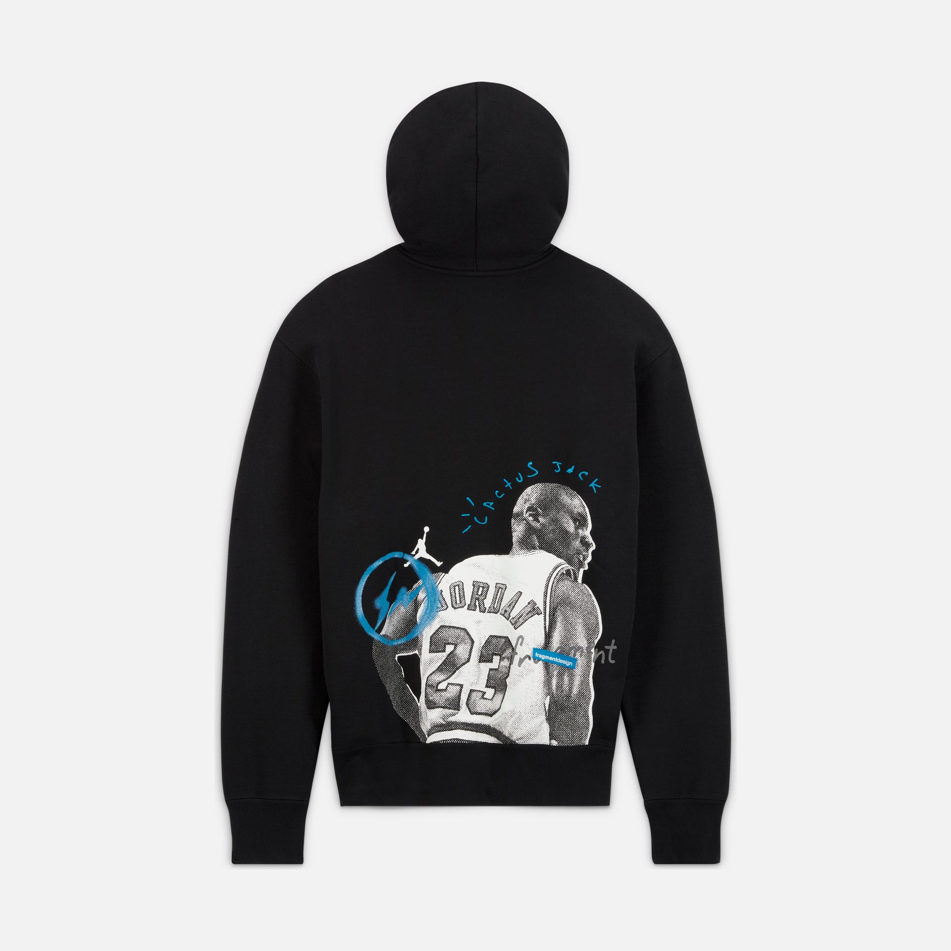 Jordan x Travis Scott x Fragment Fleece Hoodie - Black