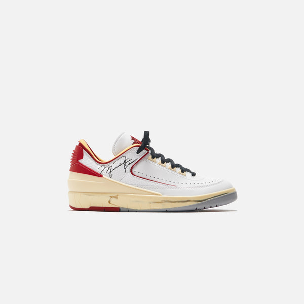 Nike Air Jordan 2 Retro Low SP White Varsity Red Black Kith