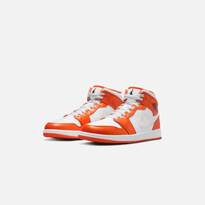 Nike Air Jordan 1 Mid SE - Electro Orange / Black / White