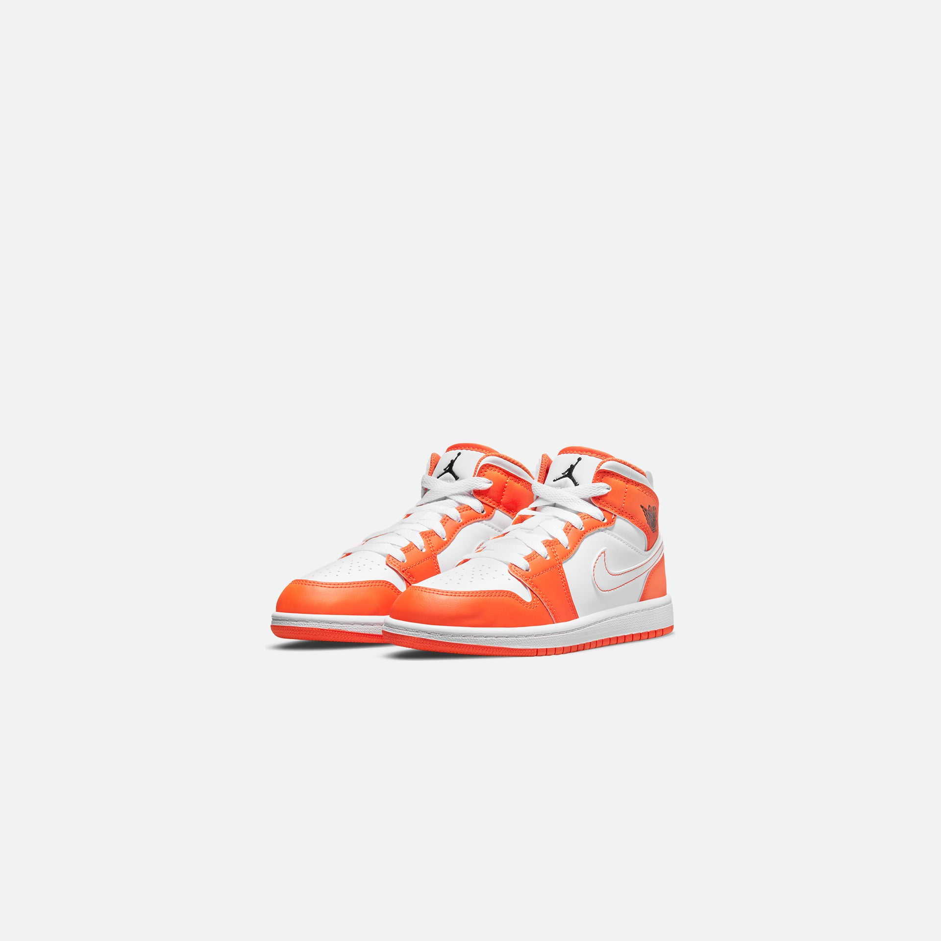 Nike Pre-School Air Jordan 1 Mid SE - Electro Orange / Black / White