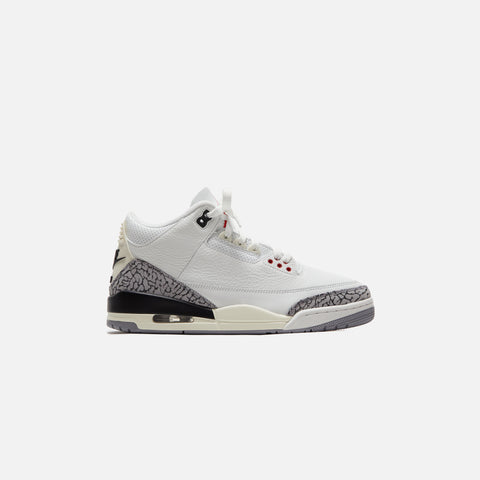 Nike Air Jordan 3 Retro - Summit White / Fire Red / Black / Cement