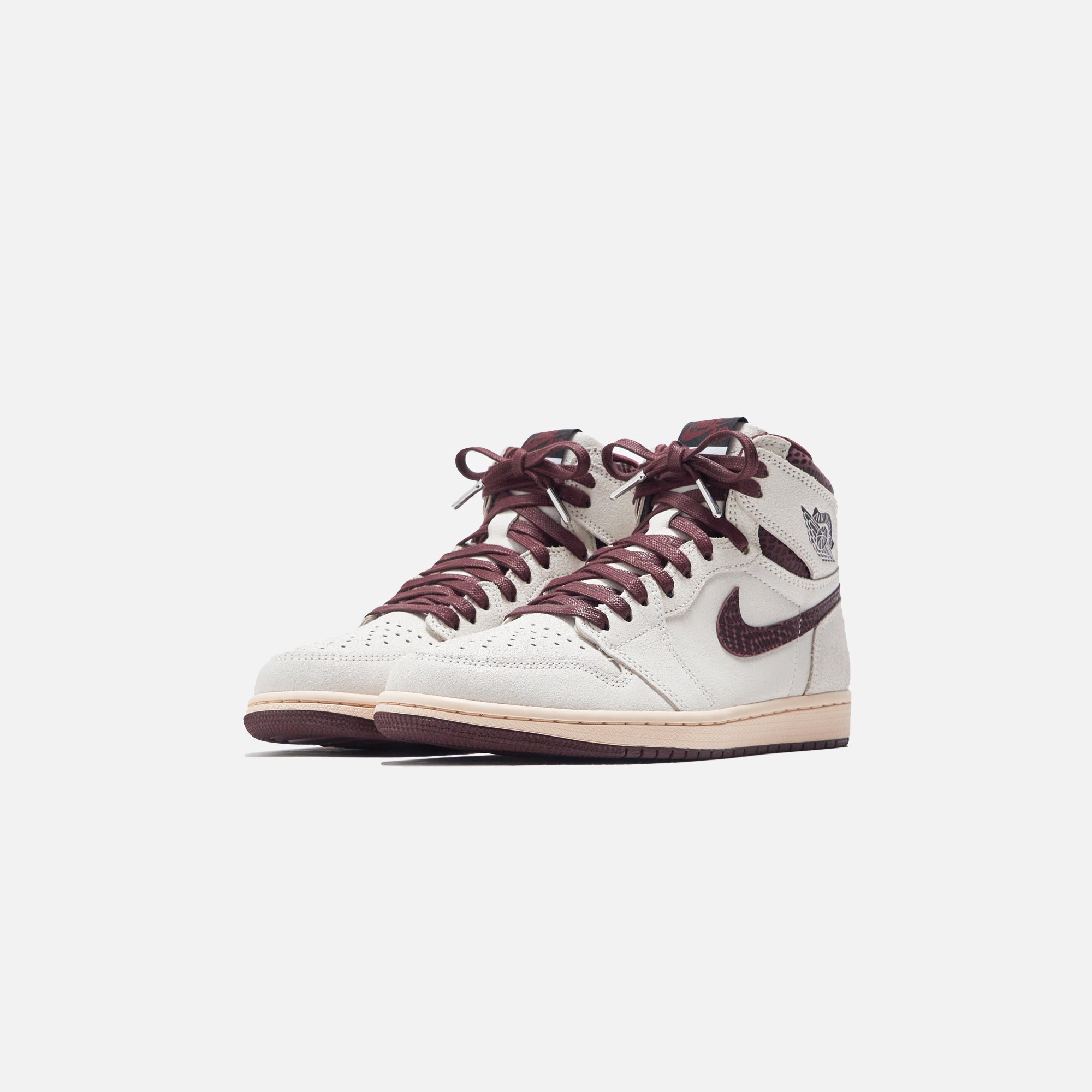 スニーカー A MA MANIERE NIKE AIR JORDAN 1 RETRO HIGH OG SAIL BURGUNDY Nike Jordan 1 High OG x A Ma Maniere Sail Burgundy Men's