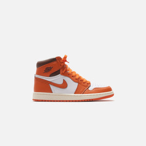 Nike WMNS Air Jordan 1 Retro HI OG - White / Starfish / Cacao – Kith