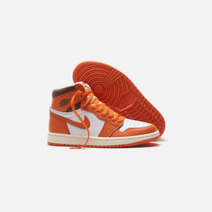 Nike WMNS Air Jordan 1 Retro HI OG - White / Starfish / Cacao – Kith