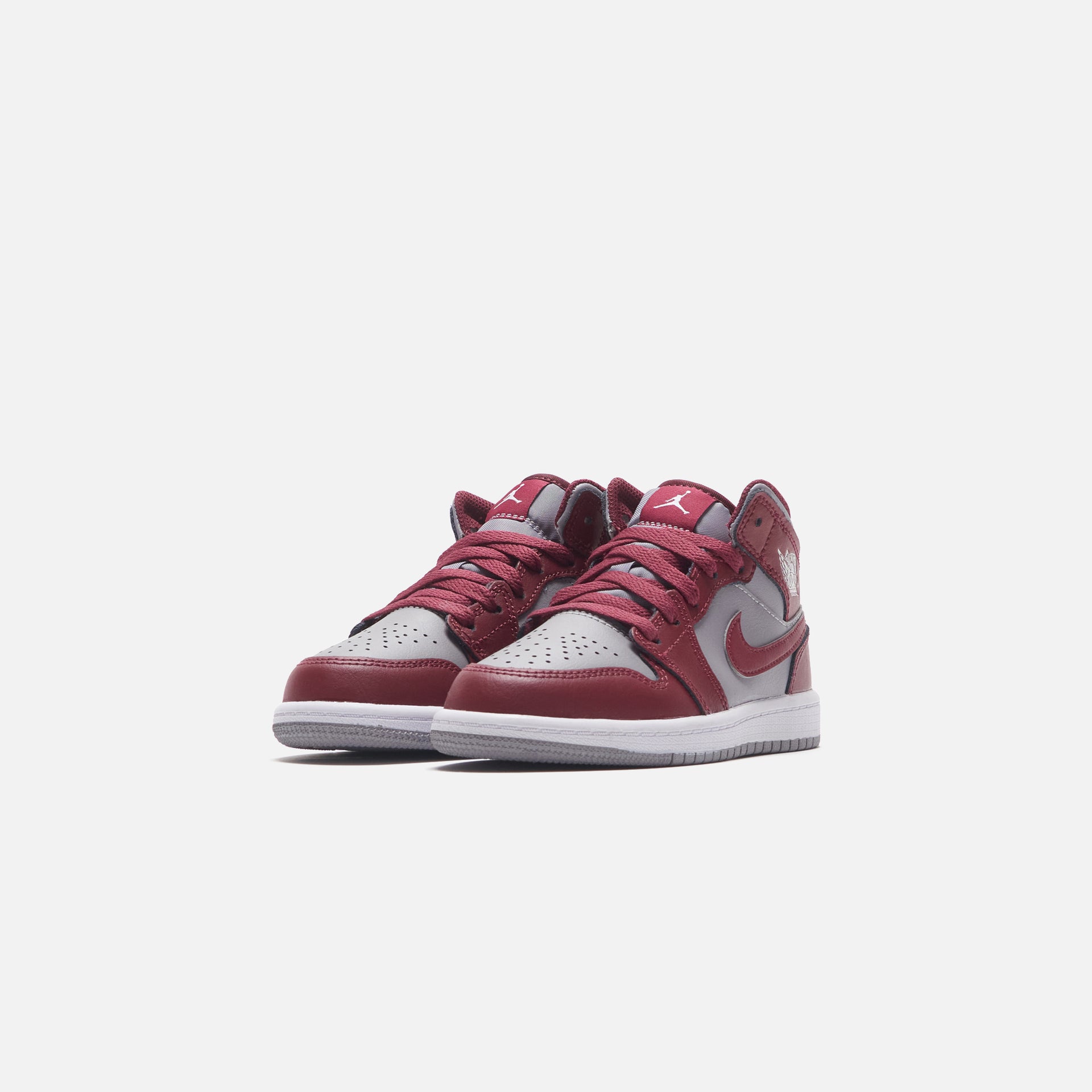 Nike Air Jordan 1 Mid - Cherrywood Red / White / Cement Grey