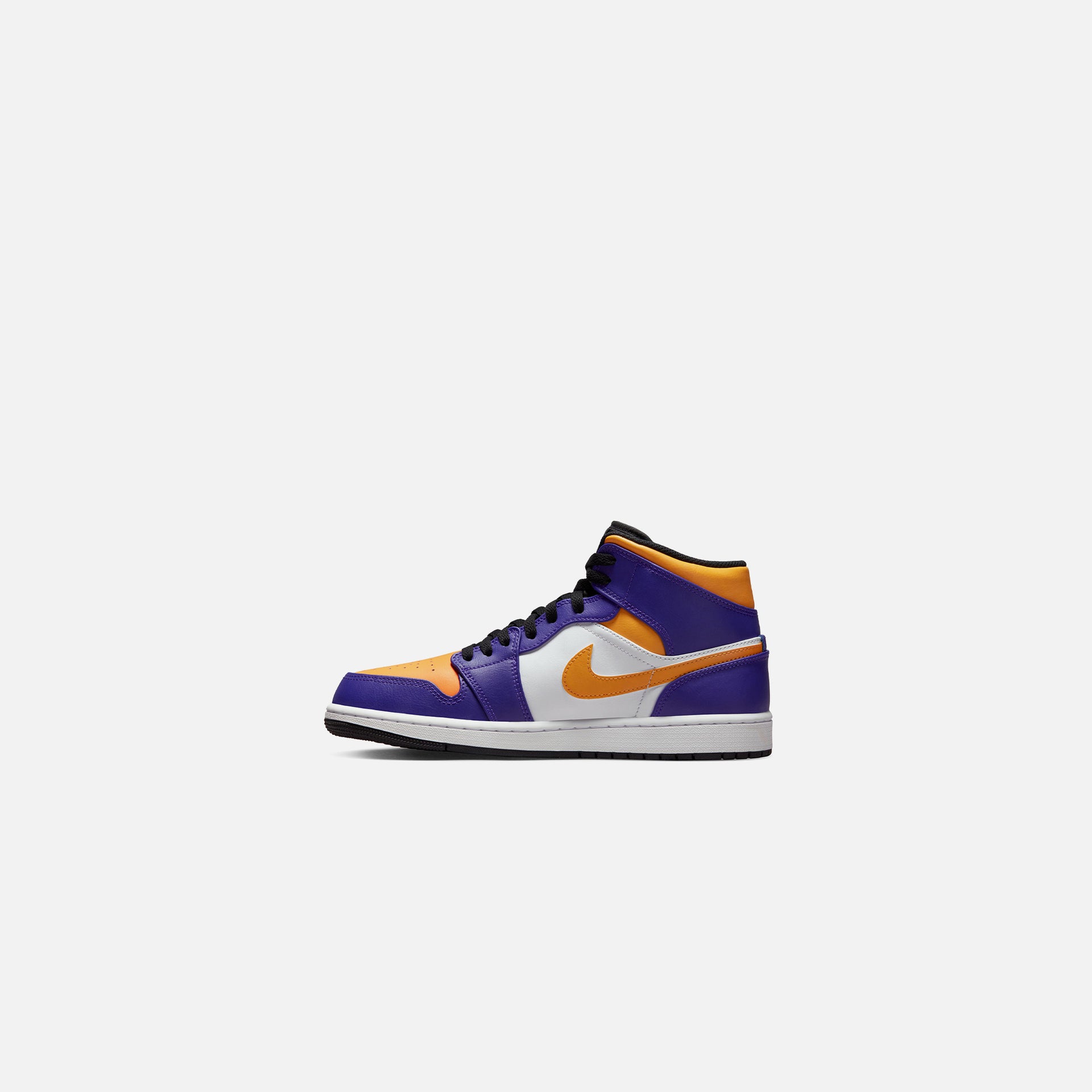 Nike Air Jordan 1 Mid - Purple/ White / Yellow / Black