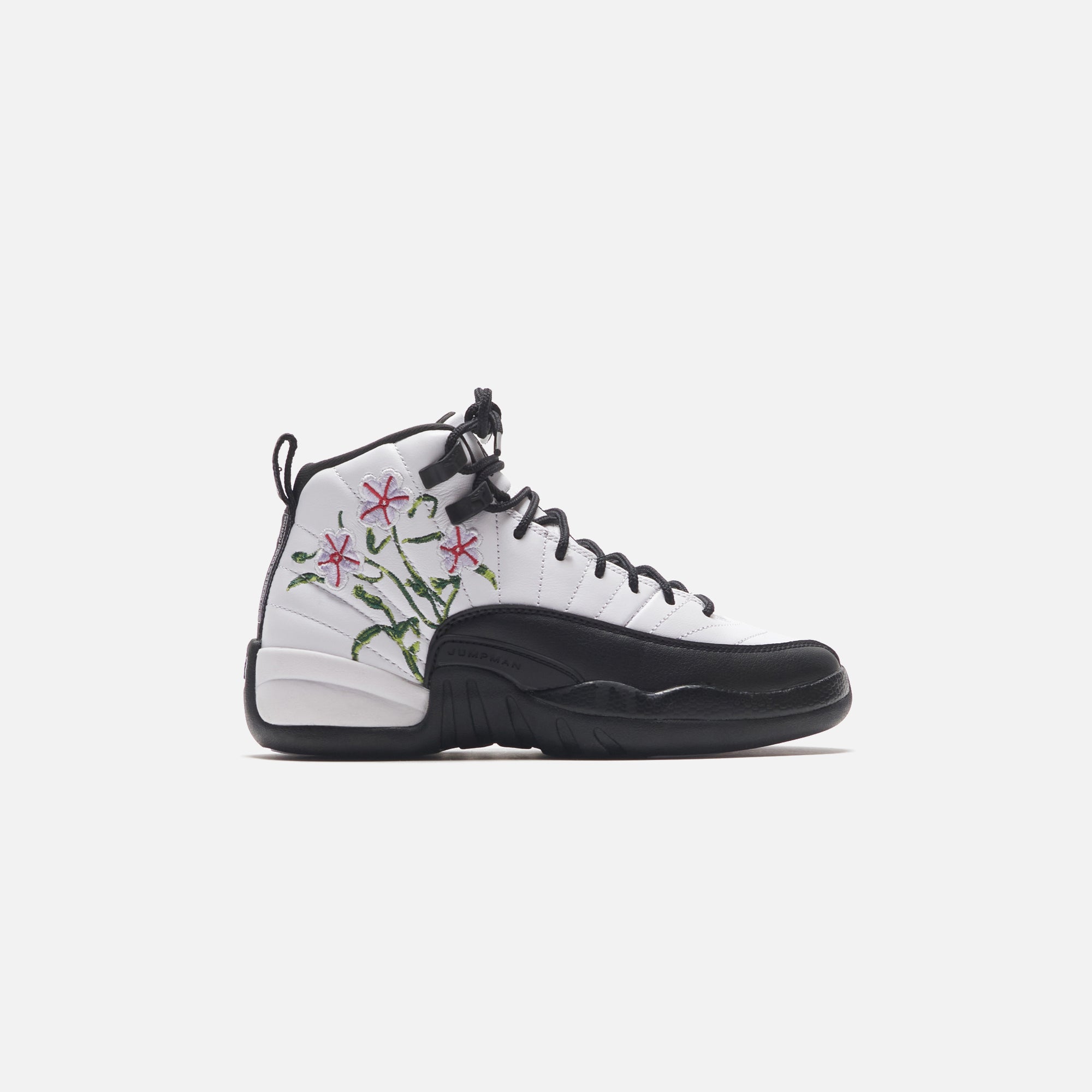 Nike Grade School Air Jordan 12 Retro - White / Black / Vivid