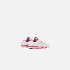 Nike Pre-School Air Jordan 5 Retro Low - White / Coral Chalk / Desert Berry / Black