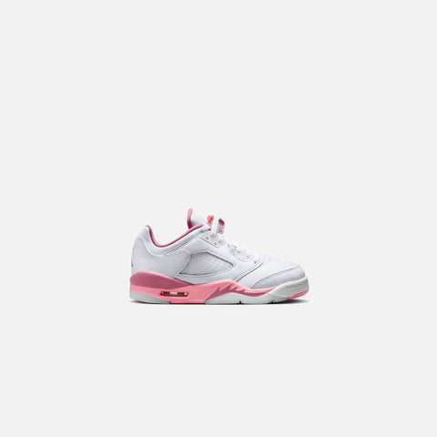 Nike Toddler Air Jordan 5 Retro Low - White / Coral Chalk / Desert Berry / Black