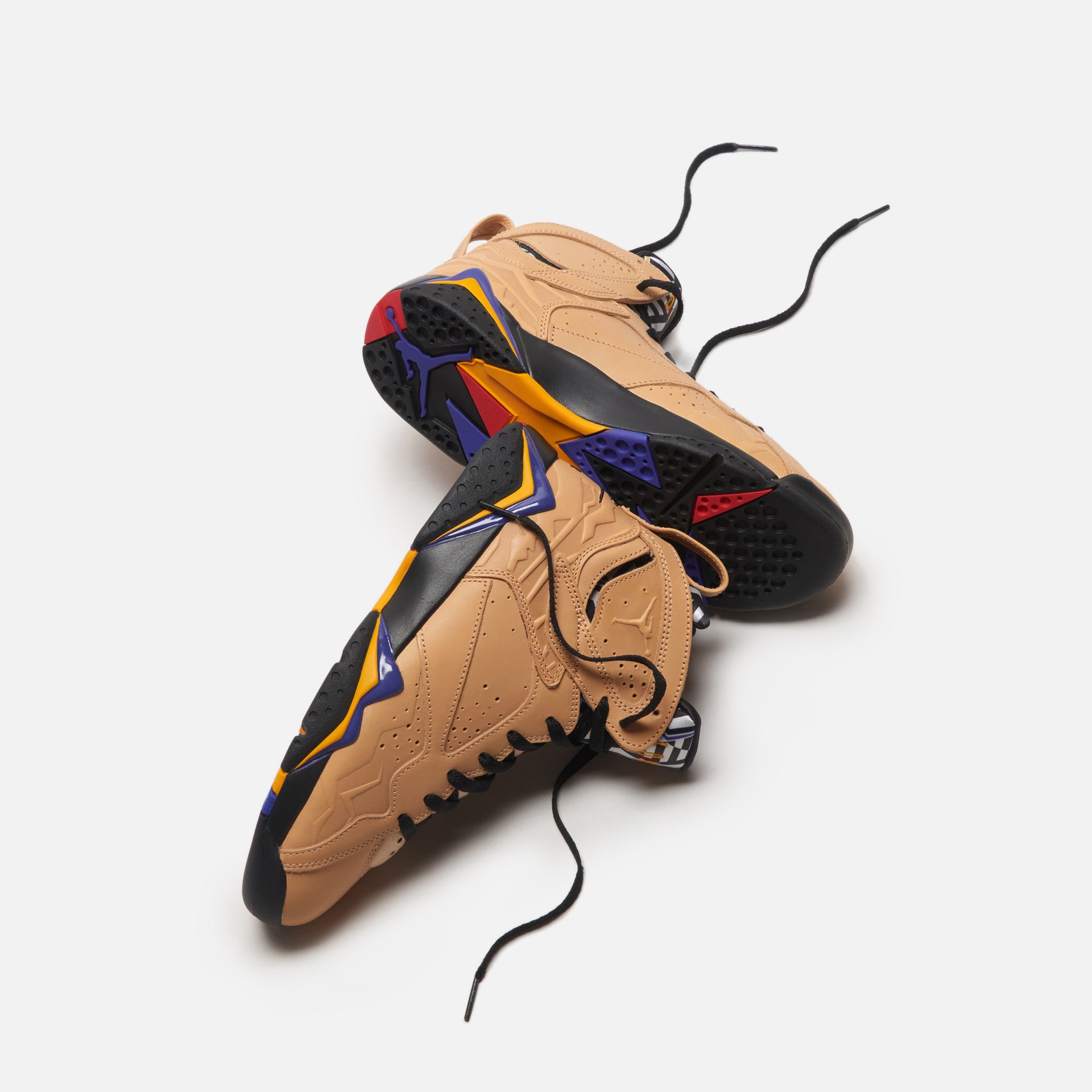 Nike Air Jordan 7 Retro SE - Vachetta Tan / Black /Taxi /Dark Concord