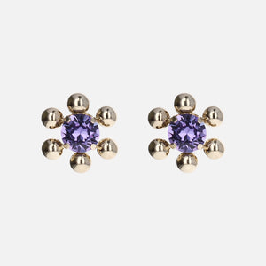 Justine Clenquet Sadie Earrings - Purple