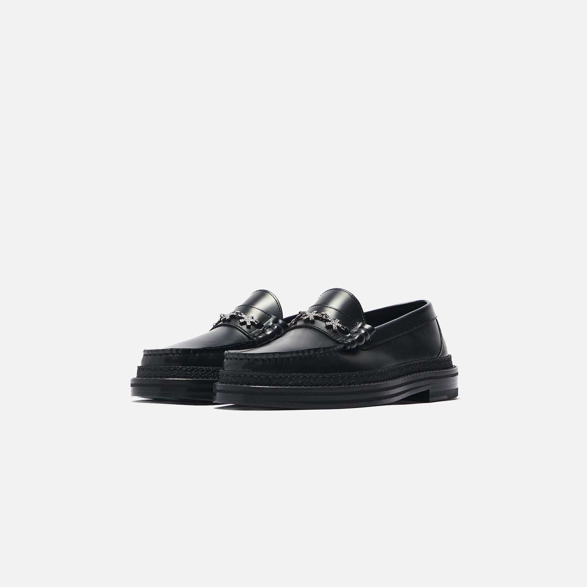 Jimmy Choo x Eric Haze x Poggy WMNS Star Chain Ezra Loafer - Black