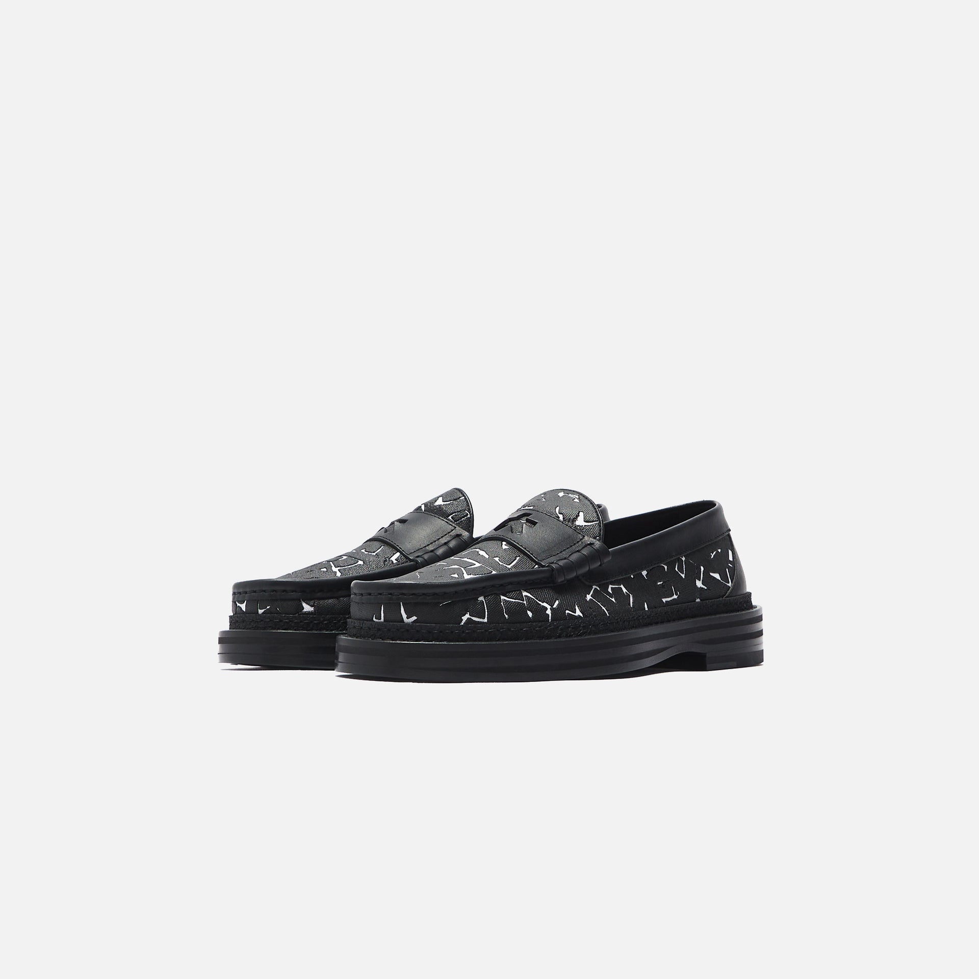 Jimmy Choo x Eric Haze x Poggy Ezra Loafer - Black / White