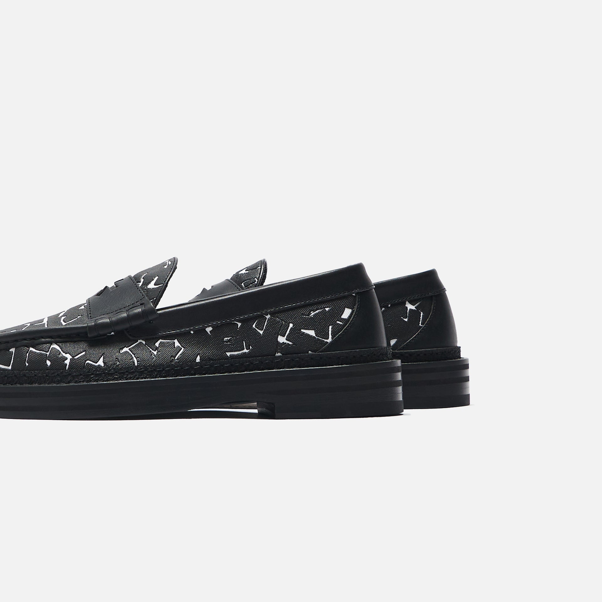 Jimmy Choo x Eric Haze x Poggy Ezra Loafer - Black / White
