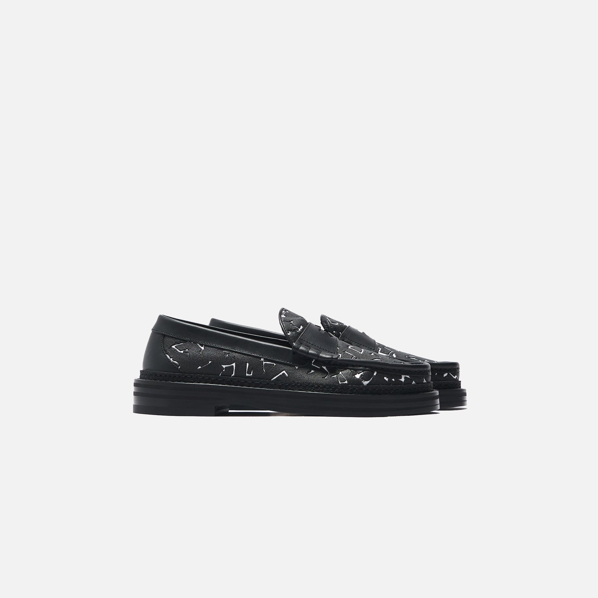 Jimmy Choo x Eric Haze x Poggy Ezra Loafer - Black / White