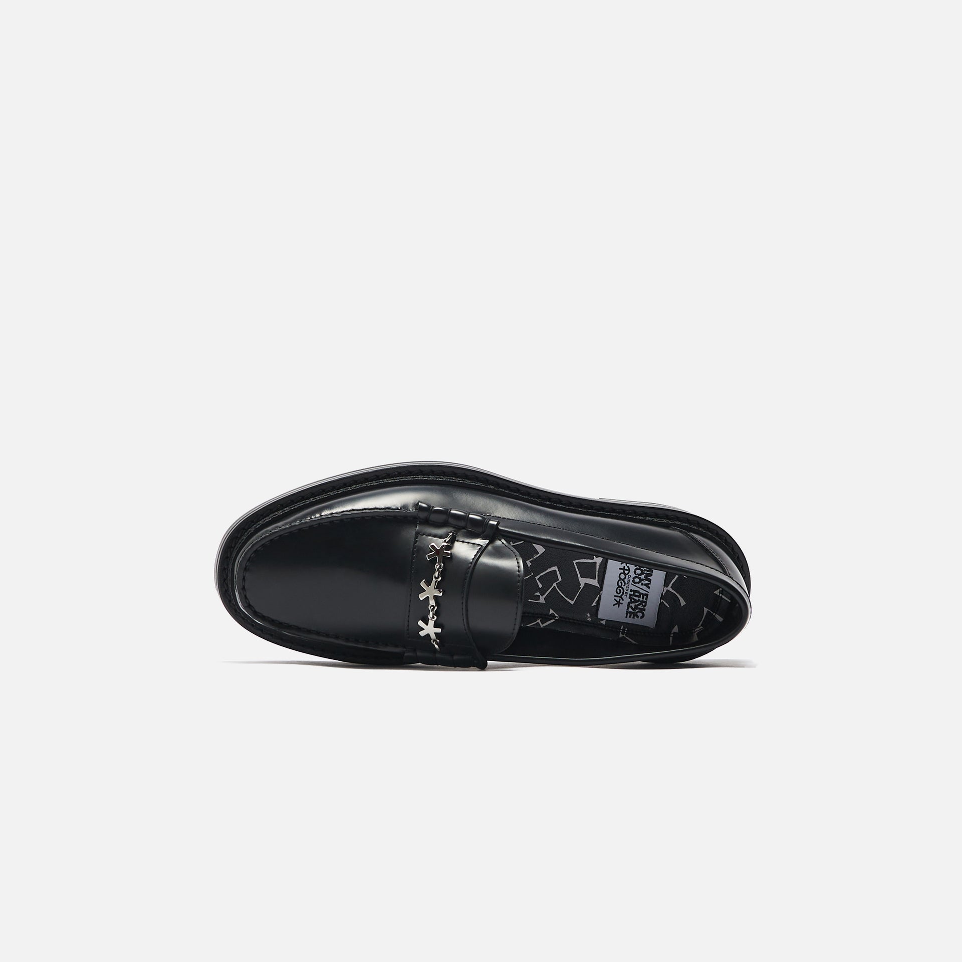 Jimmy Choo x Eric Haze x Poggy Star Chain Ezra Loafer - Black